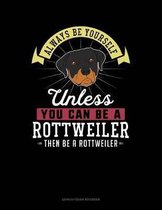Always Be Yourself Unless You Can Be a Rottweiler Then Be a Rottweiler
