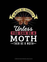 Always Be Yourself Unless You Can Be a Moth Then Be a Moth: Composition Notebook