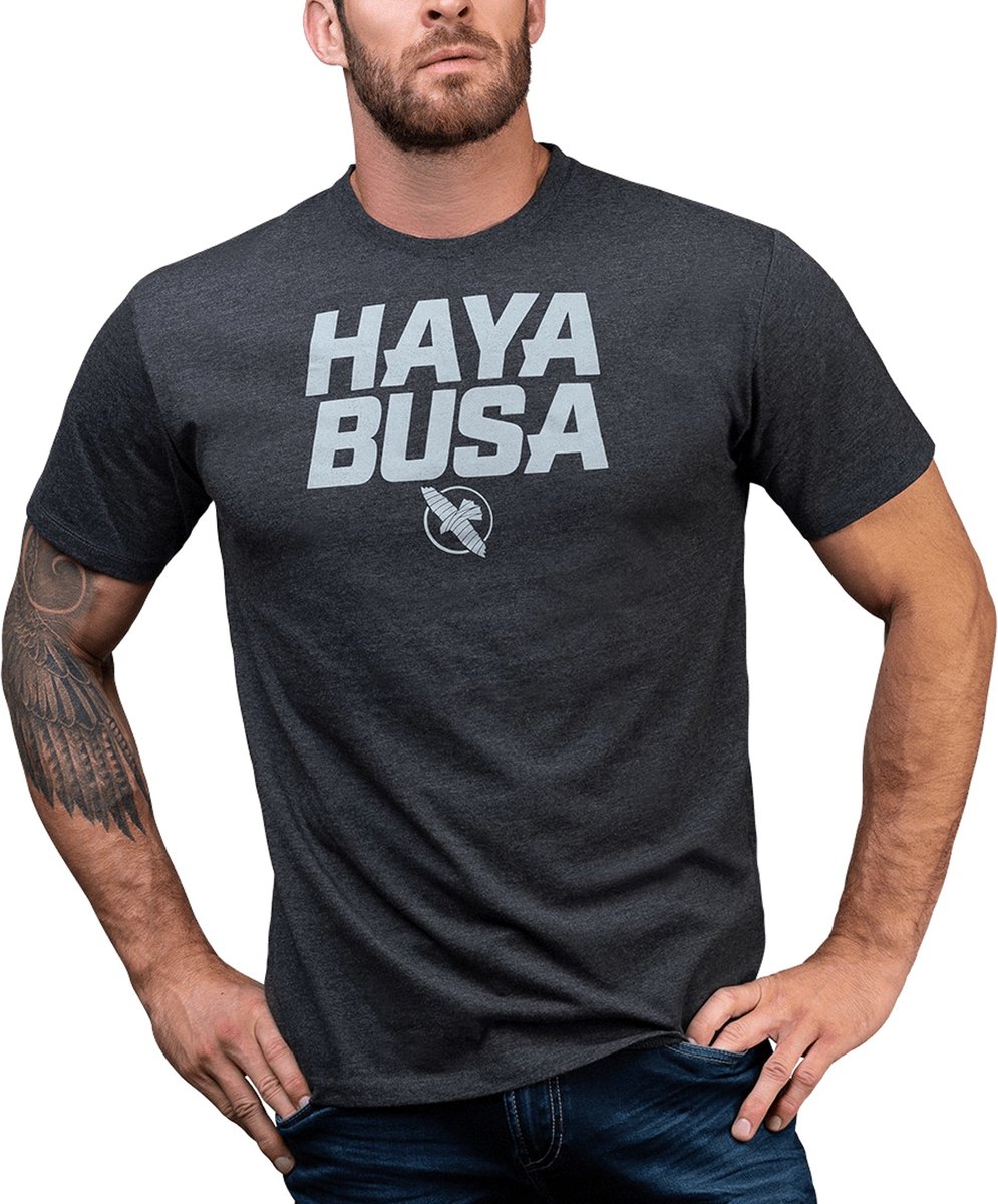 Hayabusa Casual logo T-shirt - Zwart - maat M