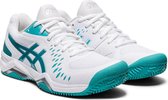 Asics Sportschoenen - Maat 40.5 - Vrouwen - wit- groen