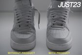 JUST23 Sneaker protector - Force shield - Kleur Geel - Maat 41-45 (L) - Crease protector - Anti kreuk - Schoen bescherming - Decreaser