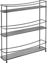 Metaltex - Étagère de plan de travail - Kumino 3 - Noir - 3 niveaux