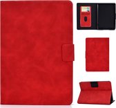 Voor Kindle Paperwhite 4/3/2/1 Koeienhuidtextuur Horizontale flip lederen tas met houder & kaartsleuven en slaap- / wekfunctie (rood)