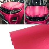 5m * 0.5m ijsblauw metallic mat ijzig ijs Auto-sticker Wrap Auto Wrapping Voertuig Sticker Motorfiets Vel Tint Vinyl Luchtbelvrij (wijnrood)