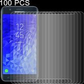 100st 9 h 2.5D gehard glas film voor Galaxy J7 (2018)
