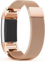 Eyzo Milanees bandje - Fitbit Charge 2 - Rose gold - Large