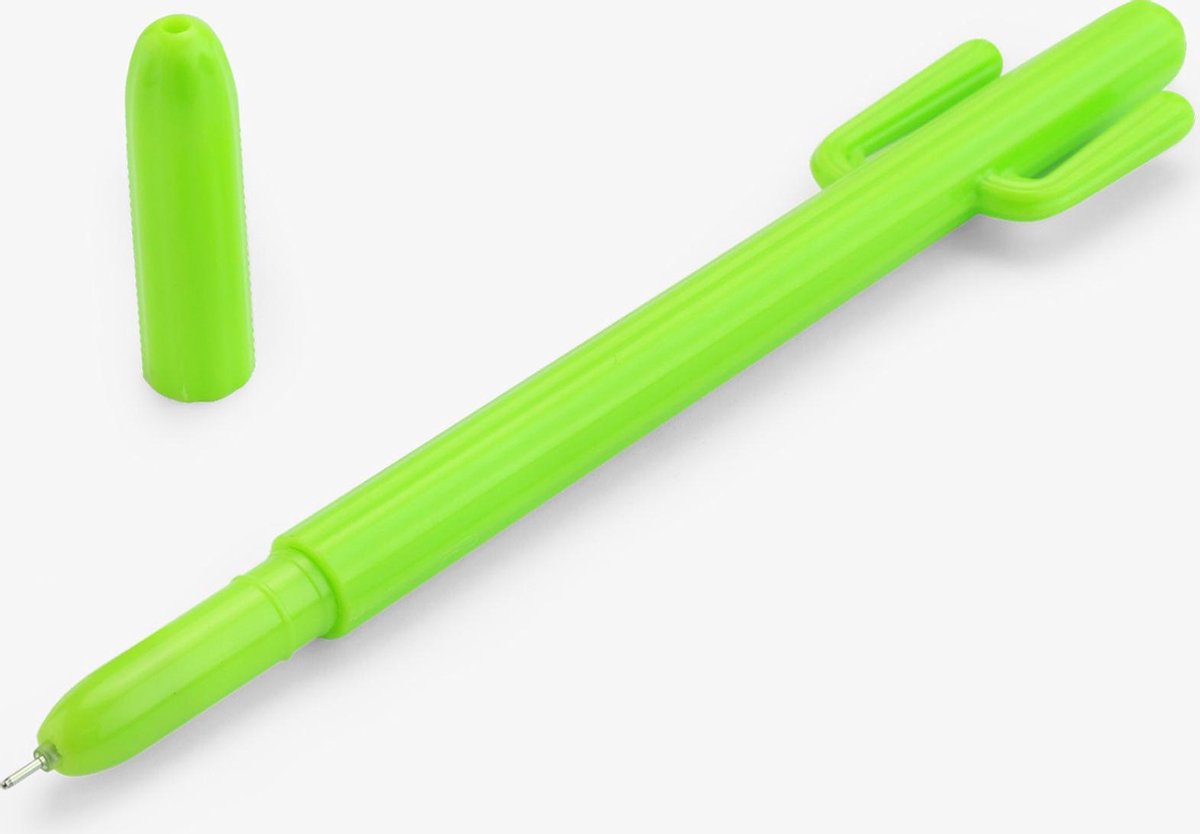 Mustard - Desktop Pen Cactus - Kunststof - Groen