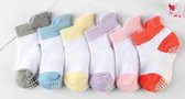 Antislip sokken voor baby’s/kinderen|Meisjes sokken 2-4 jaar|6 paar|Anti slip|