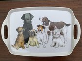 Alex Clark Dienblad Large Dogs ~ Melamine Tray Honden