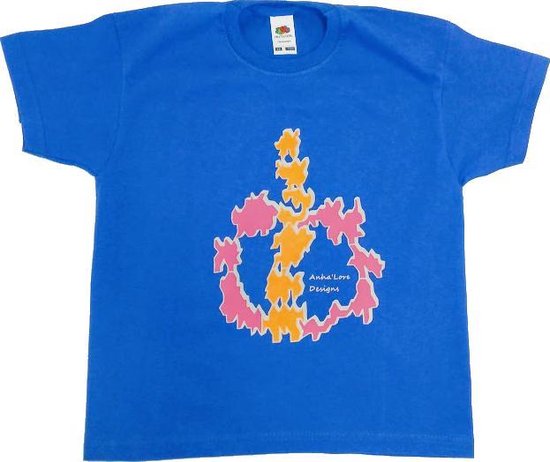 Anha'Lore Designs - Tribal - T-Shirt - Bleu Royal - 5/6a (116)