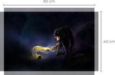 Panter - Look at me - Canvas - woonkamer - Slaapkamer - kaarten - Canvas