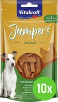 Vitakraft Jumpers Minis Kip Stripes 80 gram Hond - 10 verpakkingen
