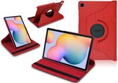 FONU 360 Draaibaar Hoesje Samsung Tab S6 Lite 10.4 inch SM-P610 / SM-P615 - Rood