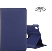 FONU 360 Boekmodel Hoes Samsung Tab A7 - 10.4 inch - Donkerblauw - Draaibaar