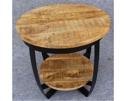 Mangohout | Bijzettafel Paras - 65cm hoog