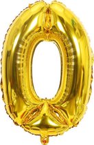Ballon chiffre 0 ans Baby Shower - Ballons à l'hélium en feuille d'or - 100cm - Or 10 - 20 - 30 - 40 - 50 - 60 - 70 - 80 - 90 - 100 Décoration d'anniversaire