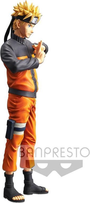 Figurine Naruto Shippuden - Uzumaki Naruto Grandista Nero Reproduct