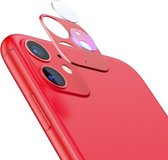 Voor iPhone 11 TOTUDESIGN Crystal Color achteruitrijcamera Lens beschermfolie (rood)