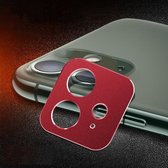 Lensbeschermingsring voor camera achteraan voor iPhone 11 (rood)