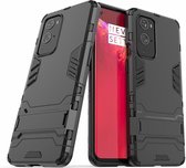 OnePlus 9 Pro Hoesje - Armor Kickstand - Zwart