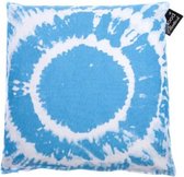 In The Mood Tie & Dye Kussen 50 x 50 cm - Div Kleuren - 2 stuks - Aqua