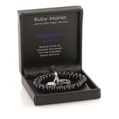 Ruby Mania, armband Blaufluss, ronde kralen