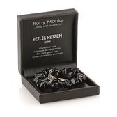 Ruben Robijn Ruby Mania, armband Onyx, nugget kralen Armband (juweel) 19 cm