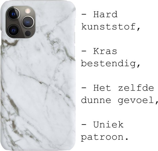 Coque iPhone 11 Pro Max Coque Marbre Coque Marbre Wit Hardcover