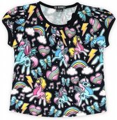 Six Bunnies T-shirt Unicorns Maat 2-4 jaar