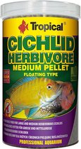 Granulés de Cichlidés Tropical | Herbivore Medium (1 litre) | Nourriture pour poissons cichlidés