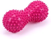 Rolmassage voor spieren – Stekelig plastic massage – Peanut Ball – 15 cm - Massage bal - Voeten Massage -Yoga fitness - Stress bal – Zelfmassage - Spierpijn - Trigger point - been hand pols v