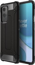 OnePlus 9 Pro Hoesje - Armor Hybrid - Zwart