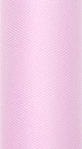 Lichtroze Tule Rol 50cm 9m