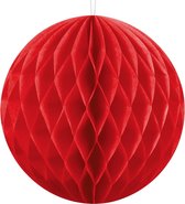 honeycomb ballen 10cm 3 stuks rood