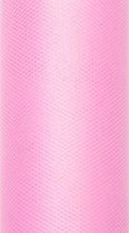 Tule op rol Light Pink (0,15 x 9 mtr)