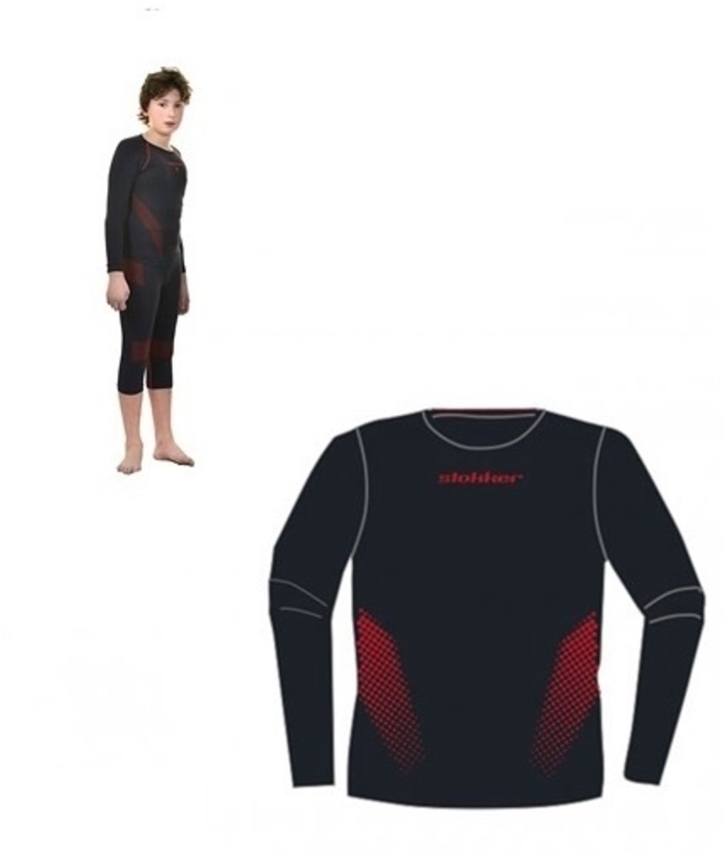 Slokker Meryl Skinlife Thermo Shirt Junior -- Zwart