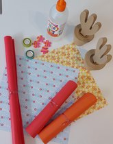 Speelgoed - knutselbox DIY papier maché - découpage - knutselkoffer - knutselen kinderen en volwassenen - hobbypakket - knutselpakketten - cactus decoreren - knippen / lijmen carna
