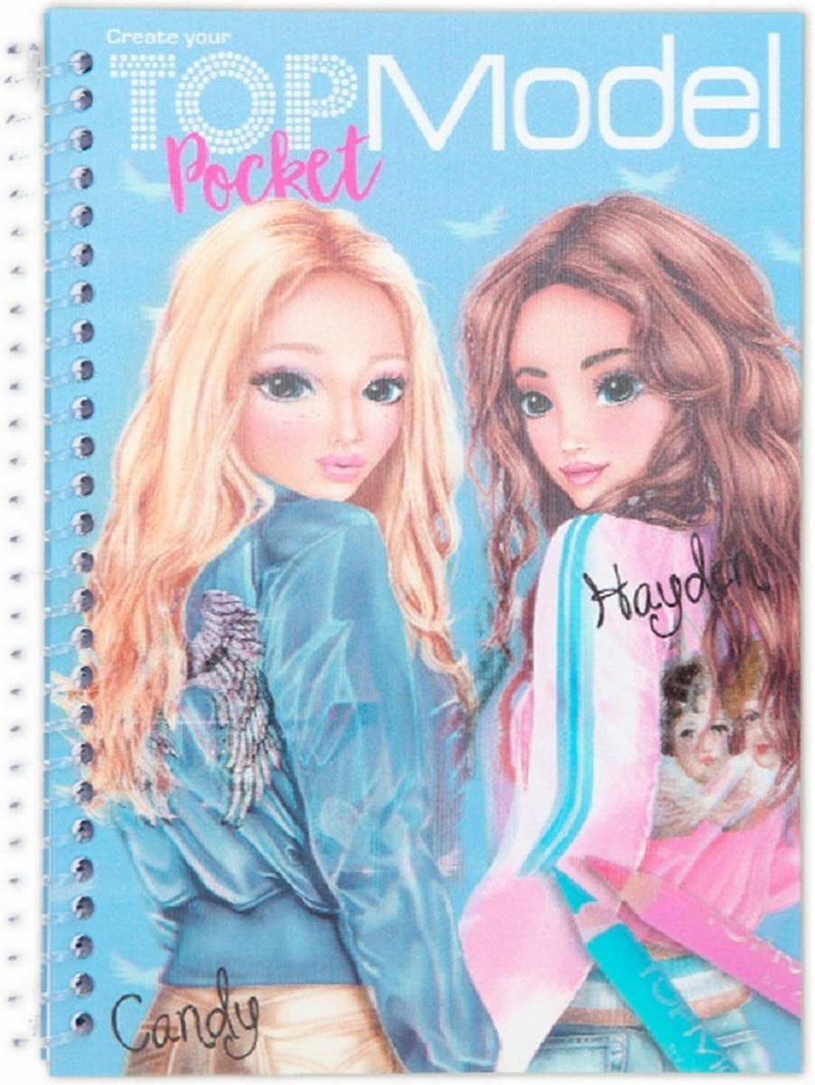 TOPModel Pocket Kleurboek 3D Candy en Hayden - TOPModel