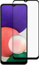 Voor Samsung Galaxy A22 5G Volledige Lijm Volledige Cover Screen Protector Gehard Glas Film: