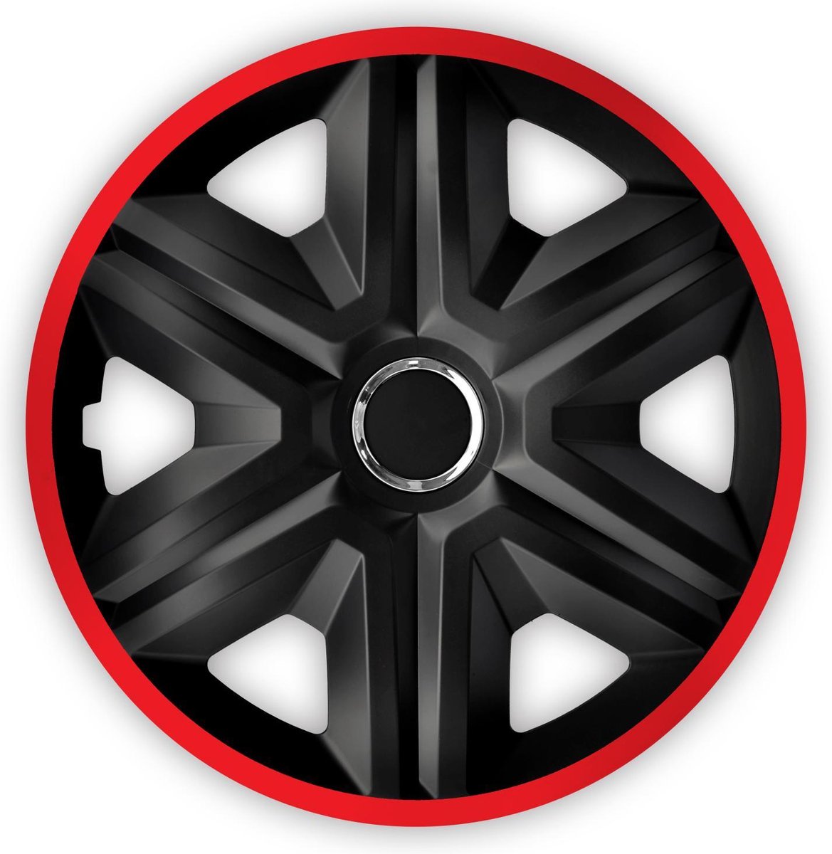 FAST LUX  Wieldoppen  caps rood 14 " set van 4st.