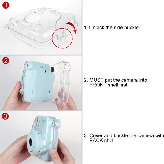 Pour Fujifilm Instax Mini 11, Housse De Protection Transparente