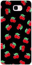 - ADEL Siliconen Back Cover Softcase Hoesje Geschikt voor Samsung Galaxy J4 Plus - Fruit