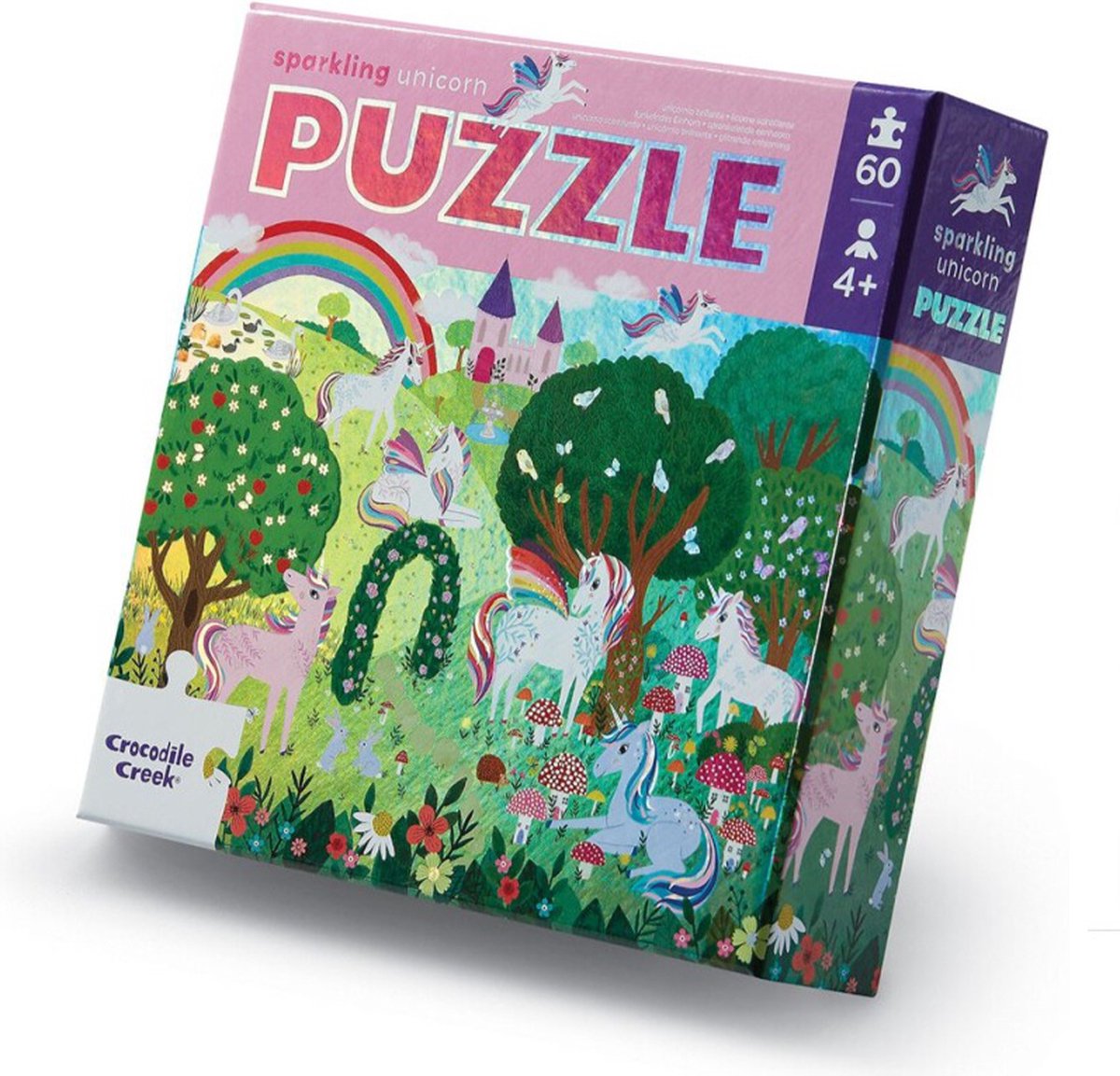 Crocodile Creek folie puzzel Sparkling Unicorn