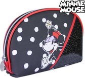 Toilettas voor op School Minnie Mouse Zwart