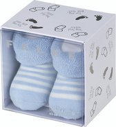 FALKE Erstlingsringel Baby's Geschenkbox - Blauw - Maat 62-68