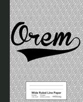 Wide Ruled Line Paper