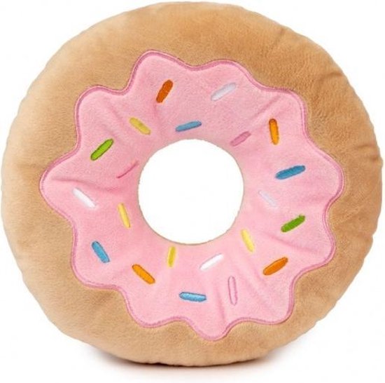 hoek stuiten op Structureel FUZZYARD Giant Donut hondenspeelgoed mega donut | bol.com