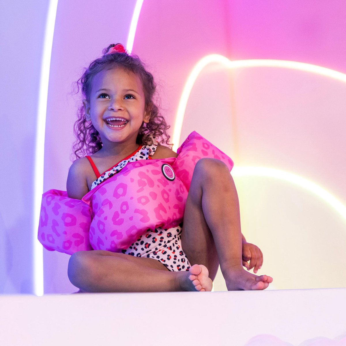Swim Essentials Puddle Jumper - Roze - Leopard - 2/6 Jaar — afbeelding 17