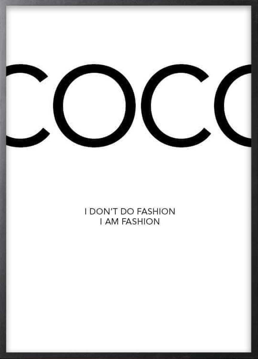 Poster Met Zwarte Lijst - COCO Poster