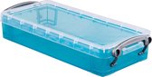 Really Useful Box 055 liter transparant helblauw
